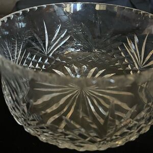 Vintage Waterford crystal serving bowl